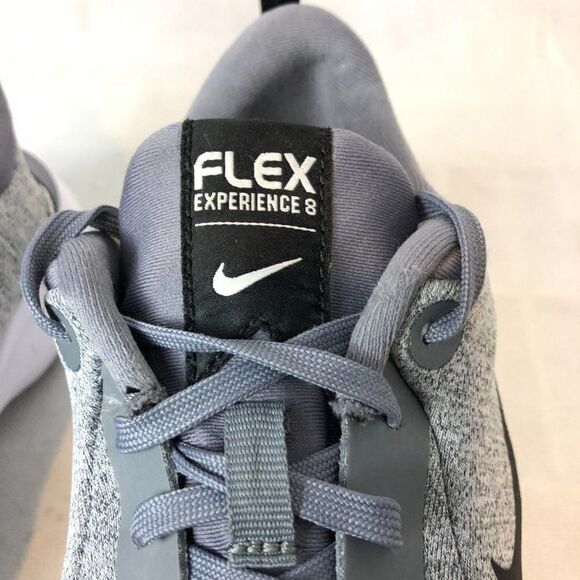 Nike Mens Flex Experience Rn 8 AJ5900-012 Gray Running Shoes Sneakers Size 7.5 - Picture 4 of 8